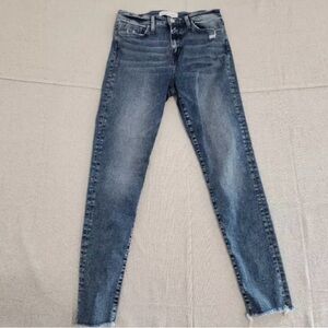 Flying Monkey Jeans Free Spirit Frayed Hem Skinny Size 27